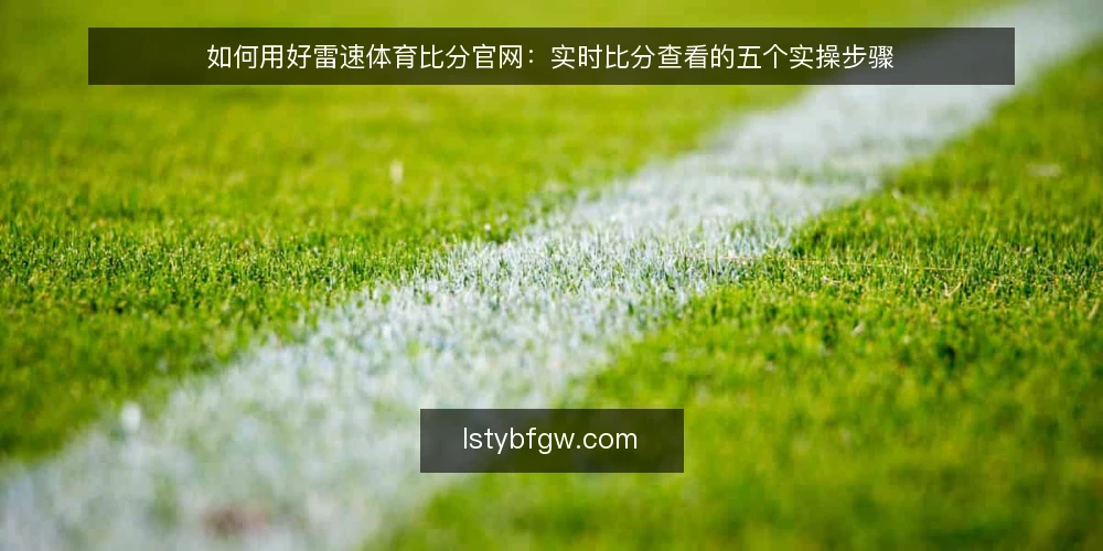 如何用好雷速体育比分官网:实时比分查看的五个实操步骤 — 第一步:准备账号与设备 配图